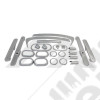 Complete Interior Trim Kit (4-Door; Brushed Silver)
