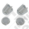 Tweeter Covers (Chrome)