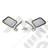 Side Windshield Mirror Kit (Stainless)