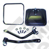 Side Windshield Mirror Kit (Black)