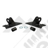 Mirror Relocation Brackets (Black)