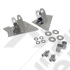 Mirror Relocation Brackets (Stainless)