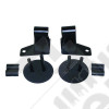 Mirror Relocation Brackets (Black)