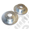 Brake Rotor Set (Front Drilled & Slotted)
