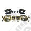 Kit conversion frein à disques à l'arrière Jeep Wrangler YJ, TJ, Cherokee XJ et Grand Cherokee ZJ, ZG (Dana 35 c-clip ou Chrysler 8.25 et sans les câbles de frein à main)