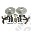 Performance Brake Kit (Rear; Drilled & Slotted)