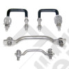 Windshield Tie Down Kit (Stainless)