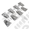 Door Hinge Set (Stainless - 4 Dr JK)