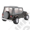 Bâche complète avec hauts de portes - Couleur : Grise pour Jeep CJ7 et Wrangler YJ - 51599-09 / RT-CT20009 / CT20009