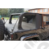Bâche complète Cargo Top U2, couleur: noir (Black Diamond) pour Jeep Wrangler JK (2 portes)