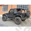 Bâche complète Cargo Top U2, couleur: noir (Black Diamond) pour Jeep Wrangler JK (2 portes)