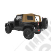 CTU2JKDS Bâche complète Suntop Cargo Top U2, couleur: Sable (Deep Sand) pour Jeep Wrangler JK (2 portes)