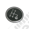 Pastille pour pommeau de levier de vitesses boite T176 / T177 pour Jeep CJ