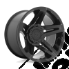 Jante aluminium Fuel Offroad couleur noir modèle D763 SFJ 5x127 / 12x20 / ET: -44 / CB: 71.50 - 1450.175 / D76320202647 / 76320202647