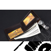 Portefeuille Jeep pour homme - Couleur : marron foncé