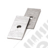 Kit de 2 cales d'inclinaison pour essieux 2.5° en aluminium pour Jeep CJ, YJ, MJ, XJ 