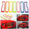 Kit d'inserts multicolore (enjoliveurs) de calandre pour Jeep Wrangler JL