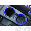 Kit d'enjoliveurs de tableau de bord et portes (18 pièces) (couleur: bleu) pour Jeep Wrangler JK