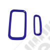 Kit d'enjoliveurs de tableau de bord et portes (18 pièces) (couleur: bleu) pour Jeep Wrangler JK