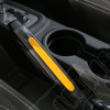 Kit d'enjoliveurs de tableau de bord et portes (18 pièces) (couleur: jaune) pour Jeep Wrangler JK
