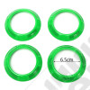 Kit d'enjoliveurs de tableau de bord et portes (18 pièces) (couleur: vert) pour Jeep Wrangler JK