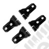 <p>Kit enjoliveurs de charnières de portes (couleur: noire) Jeep Wrangler JL   (Kit pour 2 portes, gauche et droite, si pour JL Unlimited prendre 2 kits pour faire 4 portes).</p>