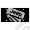 Plaque d'immatriculation américaine Jeep, Noir "off camber"