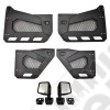 Kit de 4 demi portes en aluminium avec rétroviseurs - Jeep Wrangler JL Unlimited - EXT-90189 / JP-TD104-4D