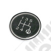 Pastille de pommeau de levier de vitesses (5 rapports) boite à vitesses T5 Jeep CJ