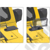 Fixation de phare sur bas de baie de pare brise Jeep Wrangler JL