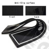 Kit tapis caoutchouc pour rangement tableau de bord avec logo Jeep couleur blanc pour Jeep Wrangler JL