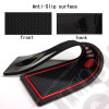 Kit tapis caoutchouc pour rangement tableau de bord avec logo Jeep couleur rouge pour Jeep Wrangler JL