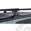 Galerie de toit Rhino-Rack complète (3 barres) pour Jeep Wrangler JK Unlimited (4 portes) 