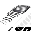 Galerie de toit acier pour Jeep Wrangler JK (2 portes)