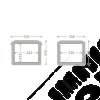 Glacière isotherme passive Dometic Patrol 20 (19 litres) - Couleur Lagune (bleu) - DO9600051601