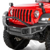 Pare chocs avant Go Rhino RockLine avec emplacement pour treuil pour Jeep Wrangler JL et Gladiator JT