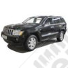 Kit d'enjoliveurs de rétroviseurs en plastique chromé pour Jeep Grand Cherokee WH, WK