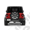 Housse de roue de secours Mopar "4 coins cardinaux" avec trou pour caméra de recul - Jeep Wrangler JL - 82215440AB