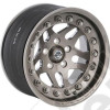 Jante Hutchinson Gris foncé Double Beadlock 8.5x17 / 5x127 - HUT60637-023-01 - Jante Alu 17 pouces