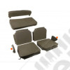 Kit accoudoirs avant toile Kaki - Jeep Willys, MB, GPW, M201 - A3114 / WOA3114