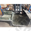 Occasion : Tapis militaire en plastique, 2 passages de roues arrière et sous portes avant, coffre et avant préformés (complet) pour Jeep CJ7 et Wrangler YJ