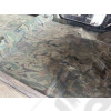 Occasion : Tapis militaire en plastique, 2 passages de roues arrière et sous portes avant, coffre et avant préformés (complet) pour Jeep CJ7 et Wrangler YJ