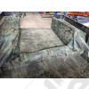 Occasion : Tapis militaire en plastique, 2 passages de roues arrière et sous portes avant, coffre et avant préformés (complet) pour Jeep CJ7 et Wrangler YJ