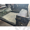 Occasion : Tapis militaire en plastique, 2 passages de roues arrière et sous portes avant, coffre et avant préformés (complet) pour Jeep CJ7 et Wrangler YJ