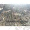 Occasion : Tapis militaire en plastique, 2 passages de roues arrière et sous portes avant, coffre et avant préformés (complet) pour Jeep CJ7 et Wrangler YJ