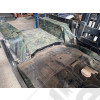 Occasion : Tapis militaire en plastique, 2 passages de roues arrière préformés, coffre et 2 passages de portes pour Jeep CJ7 et Wrangler YJ