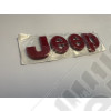 Logo JEEP - Emblème rouge pour carrosserie