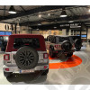 Bâche électrique Squareback by MyTop - Couleur : Burgundy (Bordeaux) - Jeep Wrangler JL Unlimited (4 portes)