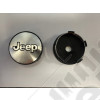 Emblème Jeep pour cache moyeu de jante aluminium - diamètre 60mm - à clipser