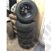 Lot de 5 roues complètes neuves (prêtes à monter) pneus Kumho Road Venture 225/75R16 et jantes Modular noire 5x114.3 - 8x16